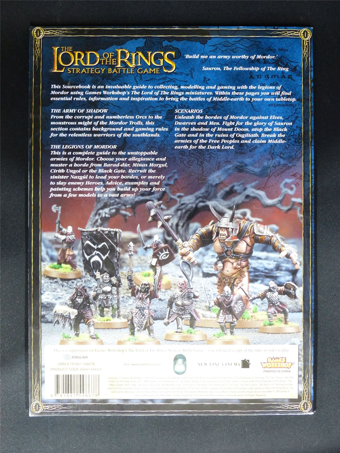 Lord of the Rings Strategy battle Game: Mordor Softback - Warhammer Middle-Earth #1HK
