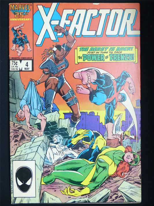 X-FACTOR #4 1986 - Marvel Comic #1IB