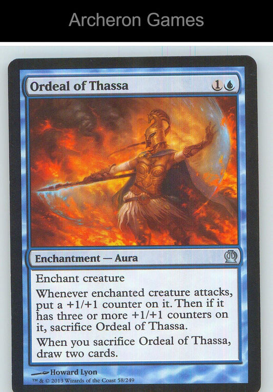 Ordeal of Thassa THS 58 UC MTG Card NM/EX+