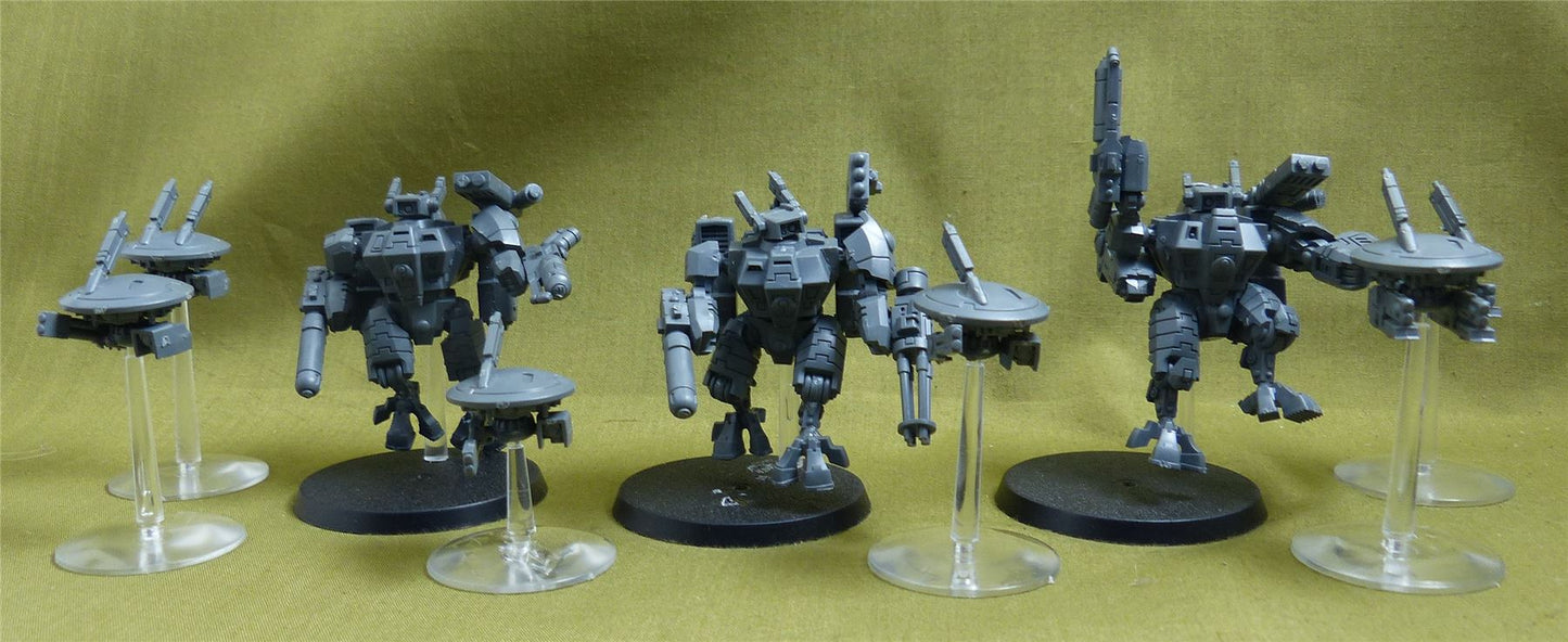 XV8 Crisis Battlesuit Team - Tau Empire - Warhammer 40K #494