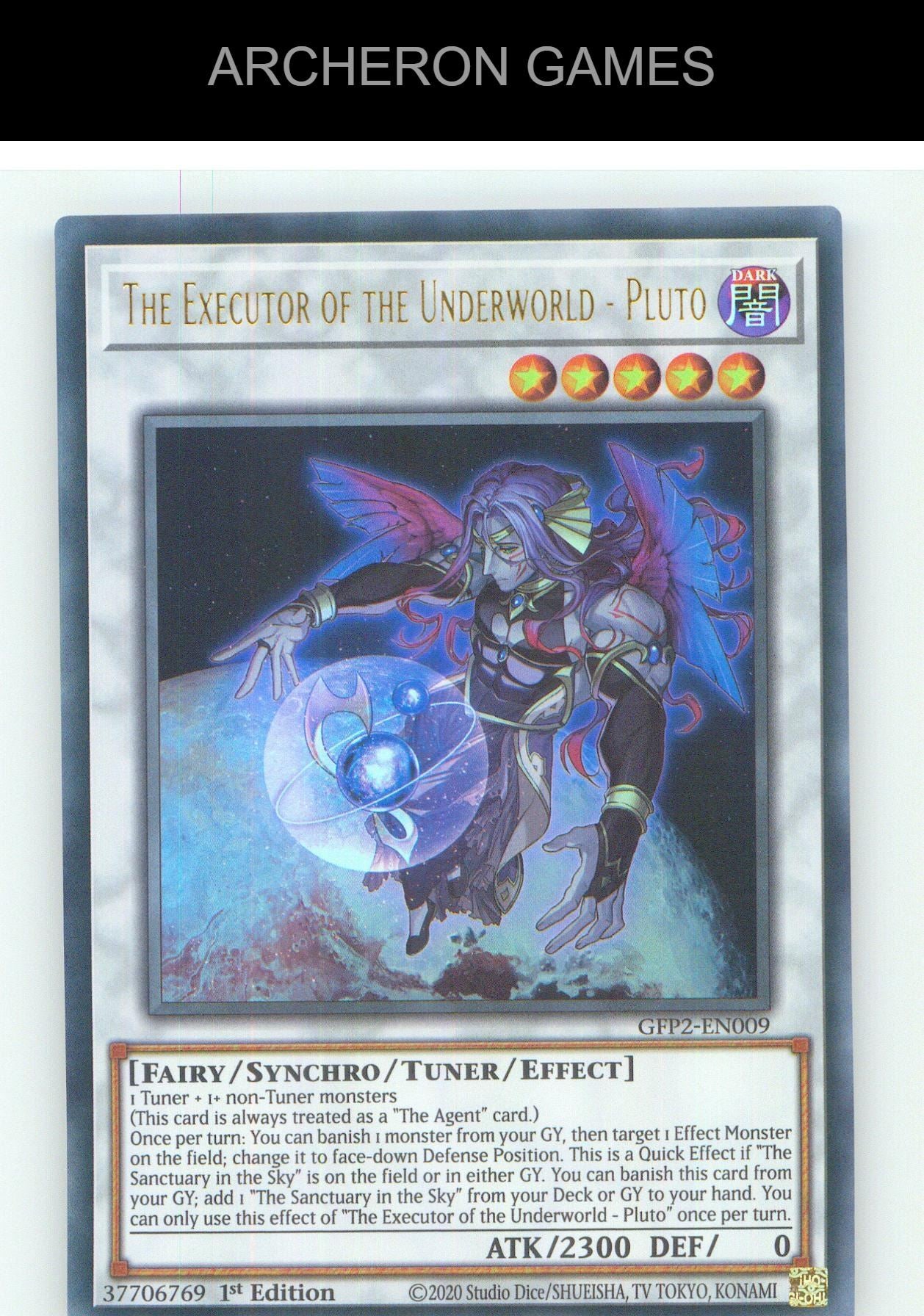 The Executor of the Underworld - Pluto UR YUGIOH Card 1st Edition