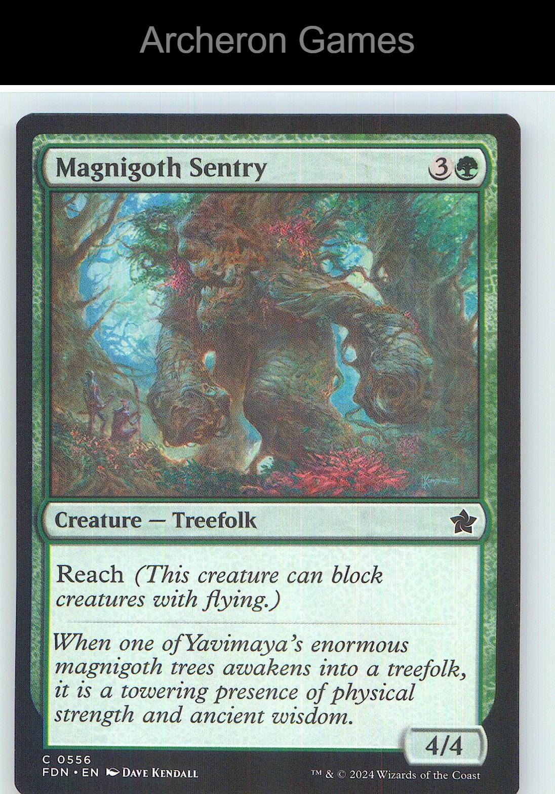 Magnigoth Sentry FDN 556 C MTG Card NM/EX+