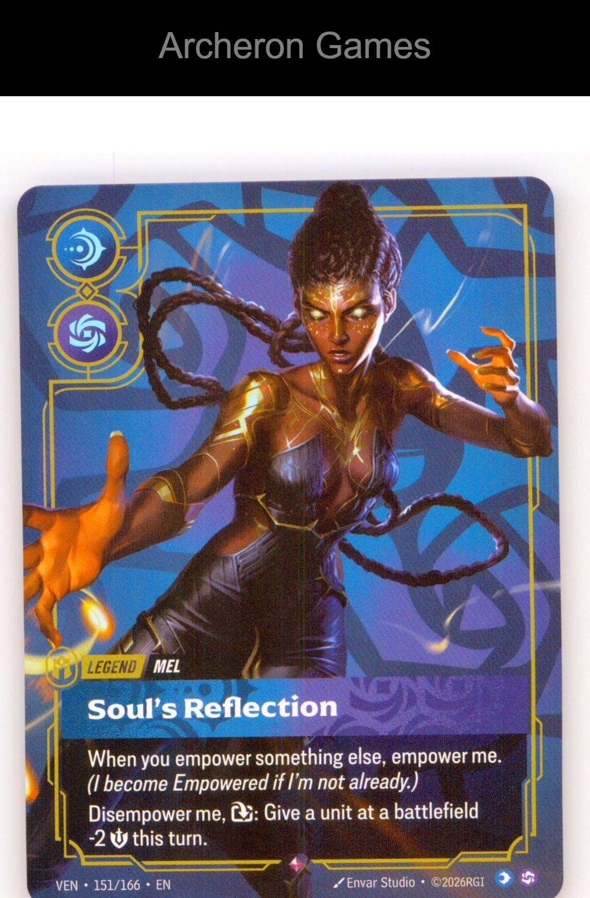 Mel - Soul's Reflection VEN 151/166 R Vendetta Riftbound Card