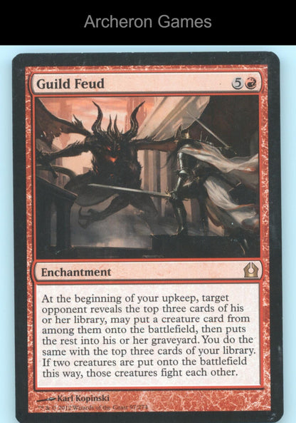 Guild Feud 97 R MTG Card Return to Ravnica