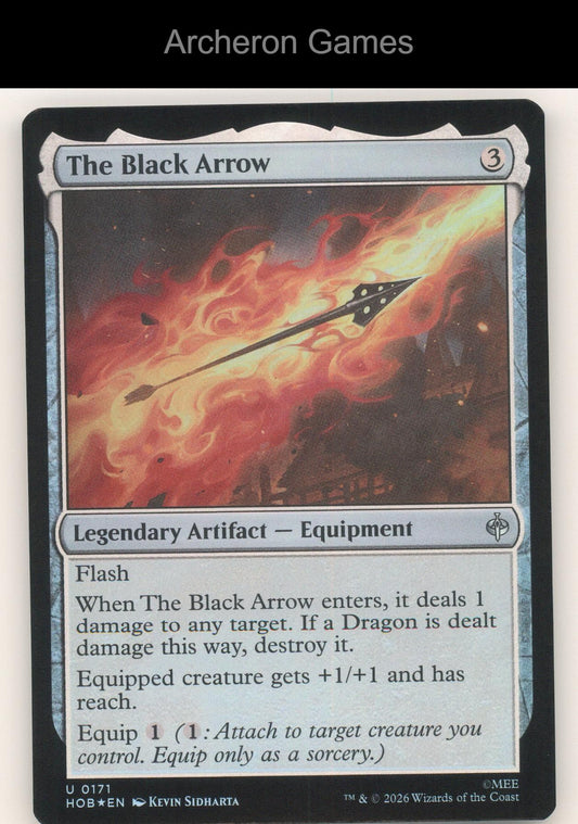 The Black Arrow HOB 171 UC MTG Card The Hobbit