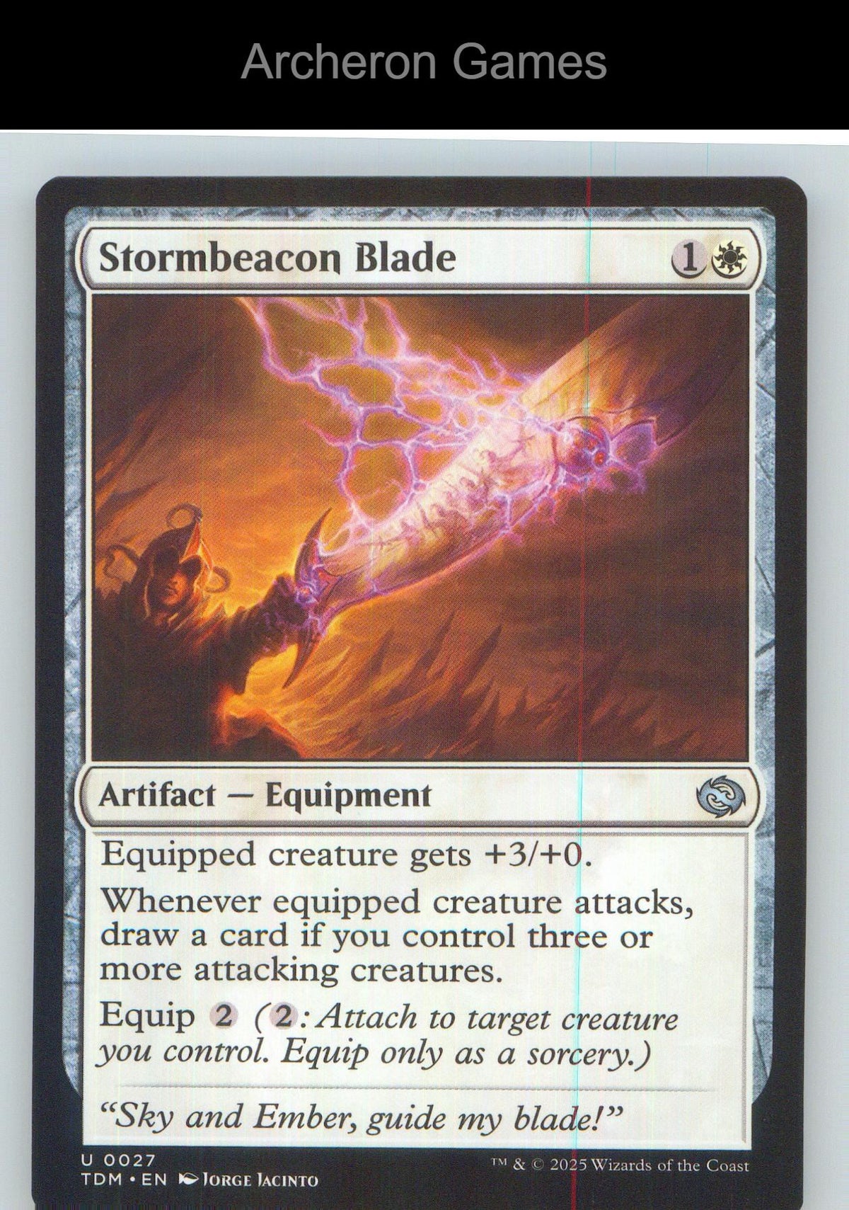 Stormbeacon Blade TDM 27 UC MTG Card NM/EX+