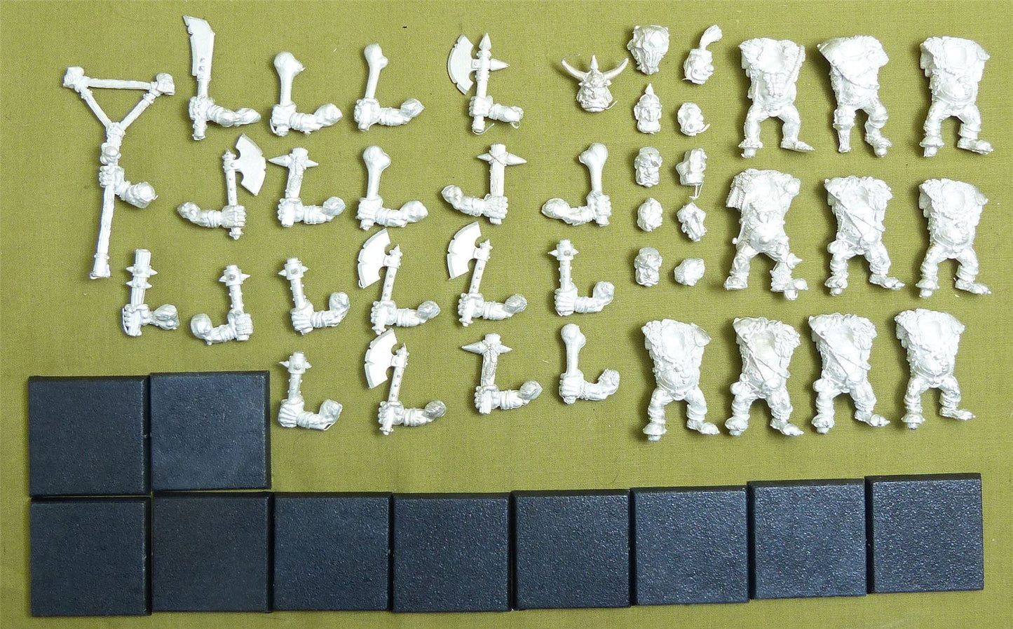 Classic Metal Golfag's Ogre Mercenaries set of 10 OOP - Warhammer Fantasy #1RL