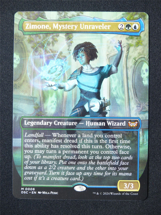 Zimone Mystery Unraveler Borderless - DSC - Mtg Card #2Q3