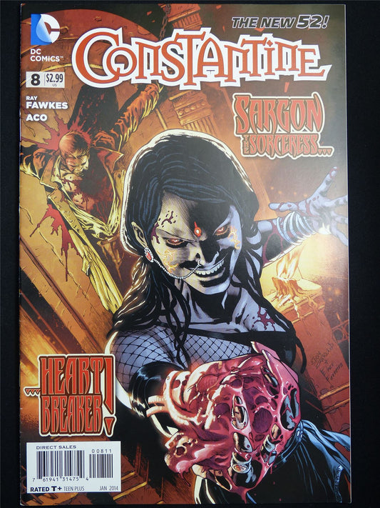 HELLBLAZER: Constantine #8 new 52! - DC Comic #2TH