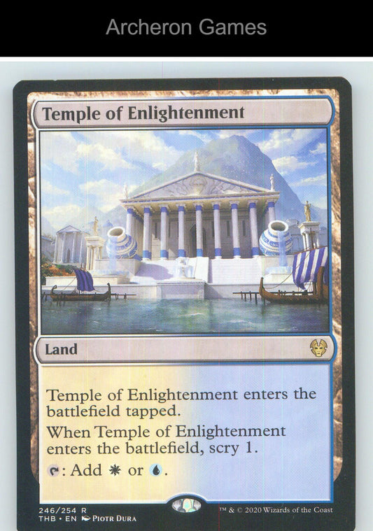 Temple of Enlightenment THB 246 R MTG Card NM/EX+
