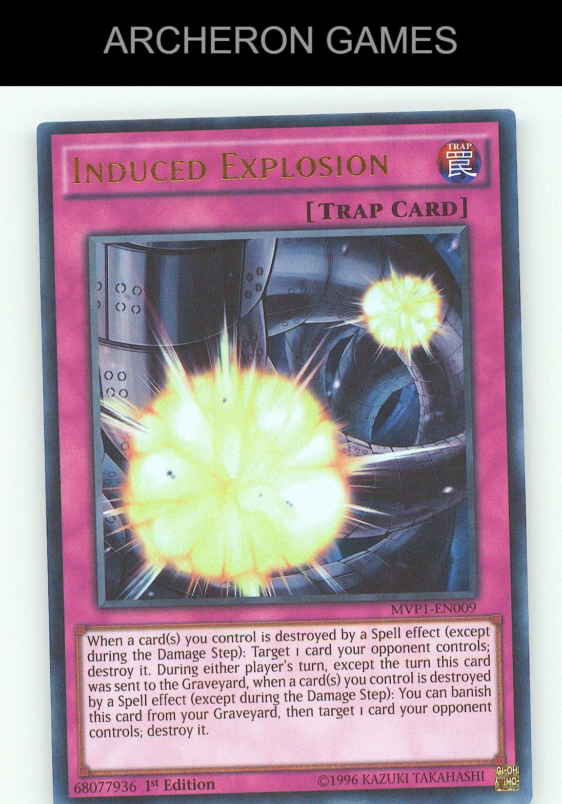 Induced Explosion UR YUGIOH Card Unlimited