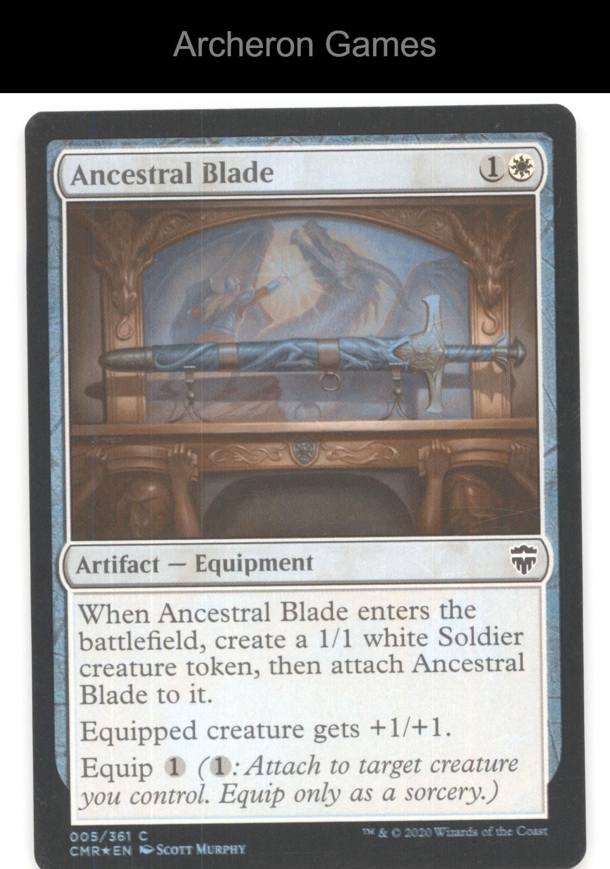 Ancestral Blade 5 C MTG Card Commander Legends