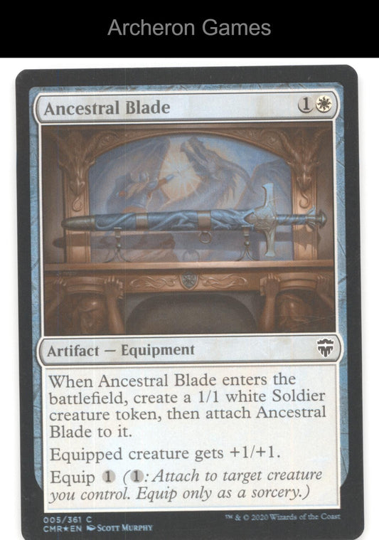 Ancestral Blade 5 C MTG Card Commander Legends