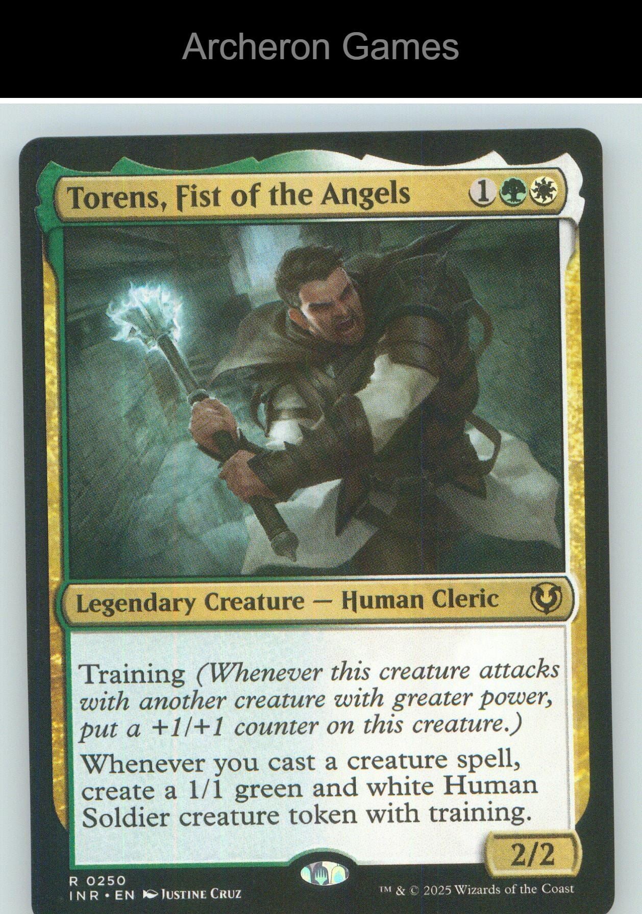 Torens, Fist of the Angels INR 250 R MTG Card NM/EX+