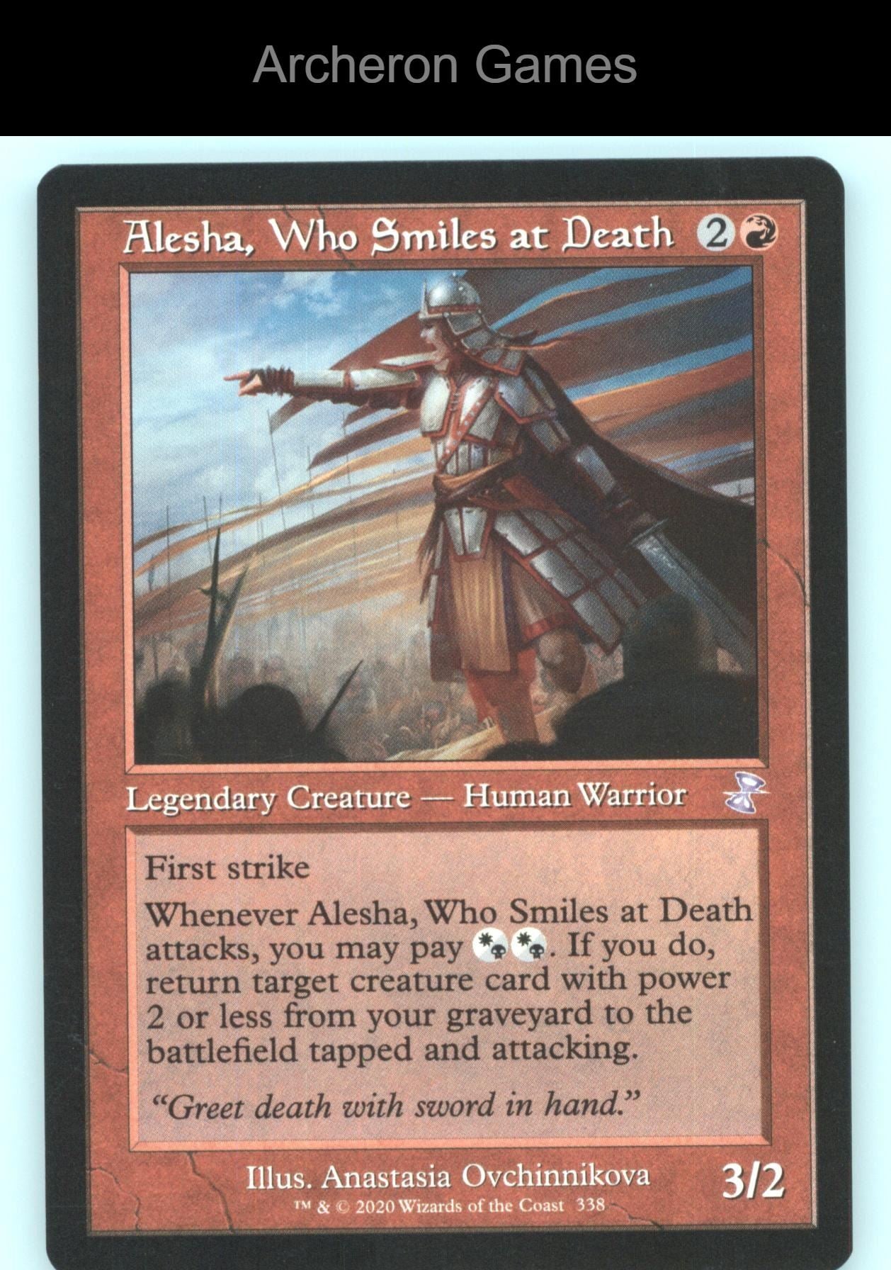 Alesha, Who Smiles at Death 338 Special MTG Card Time Spiral: Remastered