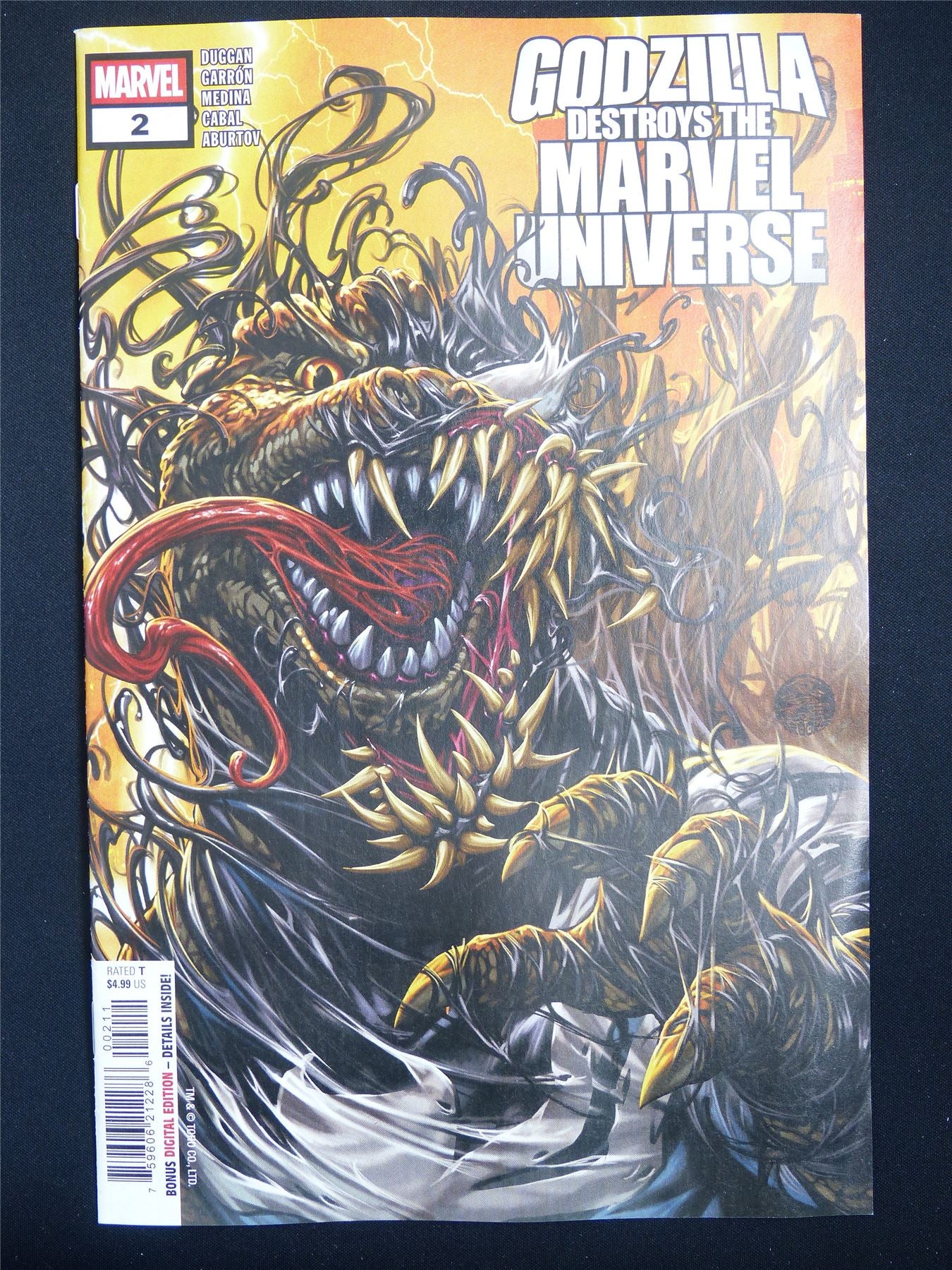 GODZILLA Destroys the Marvel Universe #2 - Oct 2025 Marvel Comic #39M