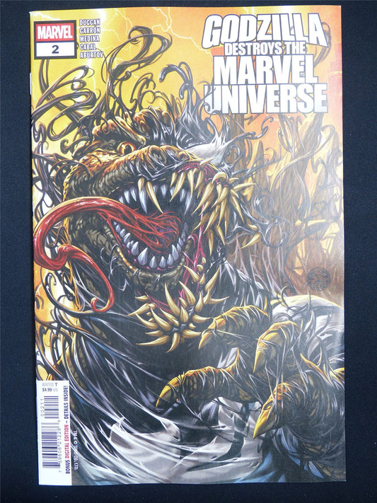 GODZILLA Destroys the Marvel Universe #2 - Oct 2025 Marvel Comic #39M
