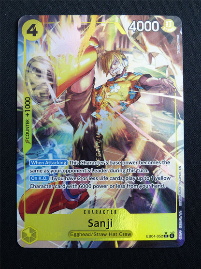 Sanji EB04-052 R Foil alt art - One Piece Card #3K9