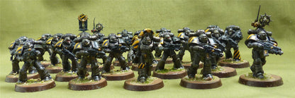 MKVI Tactical Squad painted - Iron Warriors - Warhammer Horus Heresy #1QM