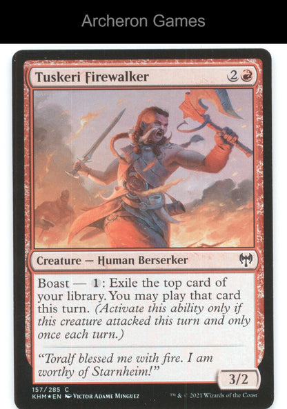 Tuskeri Firewalker 157 C MTG Card Kaldheim