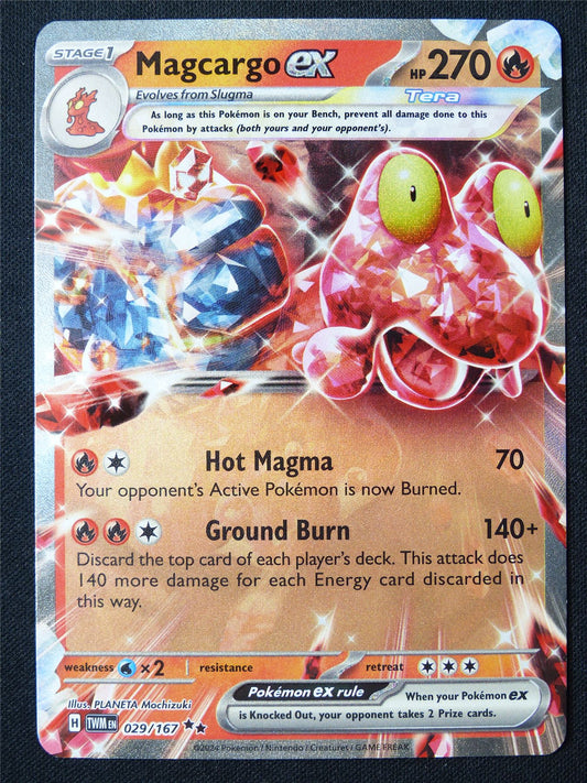 Magcargo EX 029/167 Textured Holo - Pokemon Card #1G3