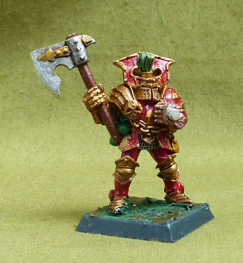 Classic Metal Chaos Warrior - Warhammer Old World #6XB