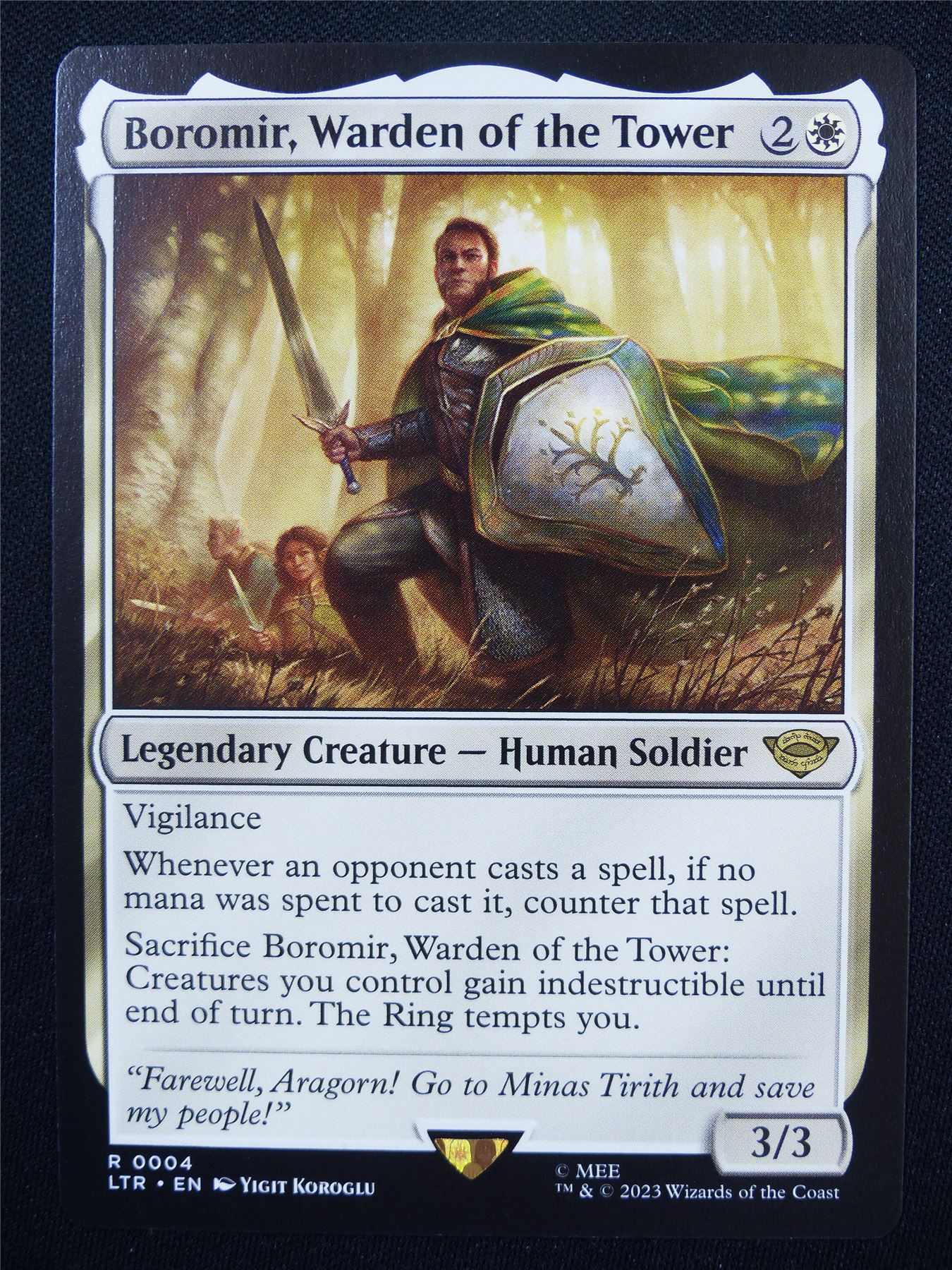 Boromir Warden of the Tower - LTR - Mtg Card #2CP