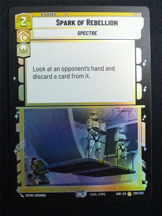 Spark of Rebellion 200/252 Foil - Star Wars Unlimited Card #4IS