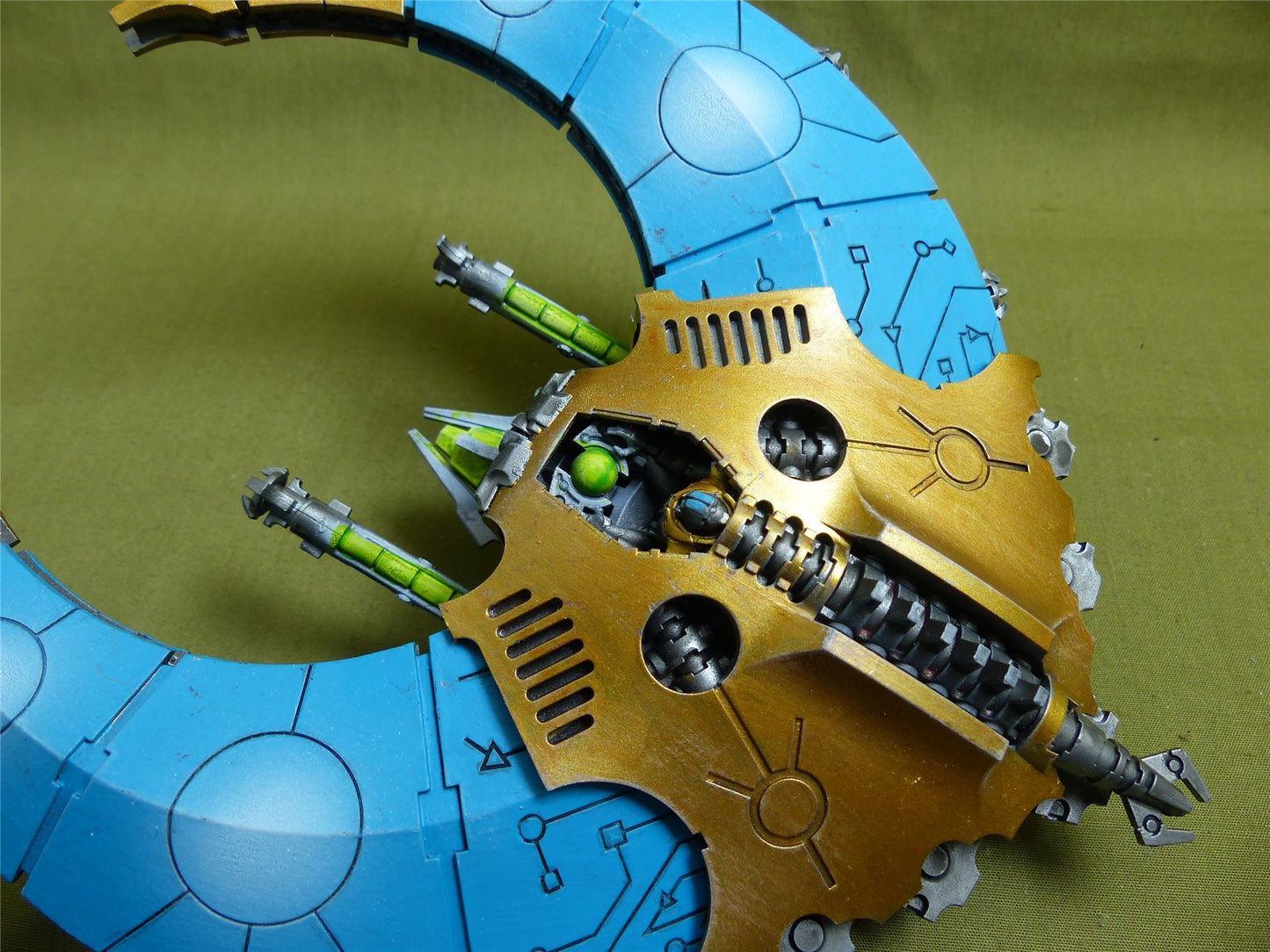 Night Scythe painted - Necrons - Warhammer 40K #2CV