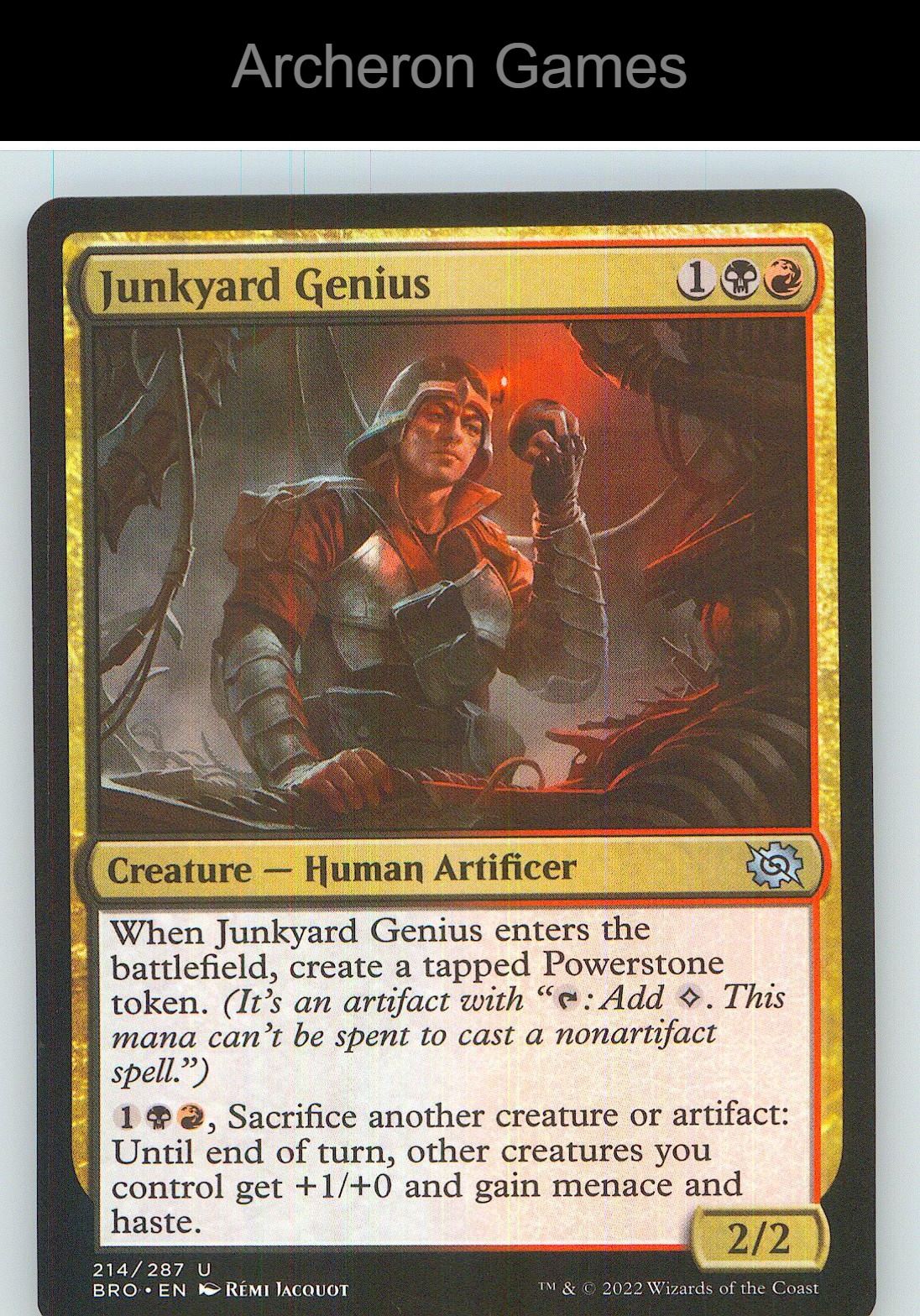 Junkyard Genius BRO 214 UC MTG Card NM/EX+