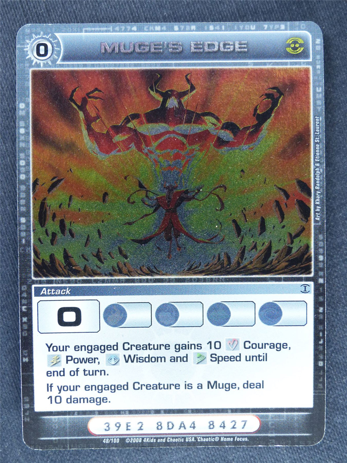 Muge's Edge 48/100 Foil - Chaotic Cards #JJ