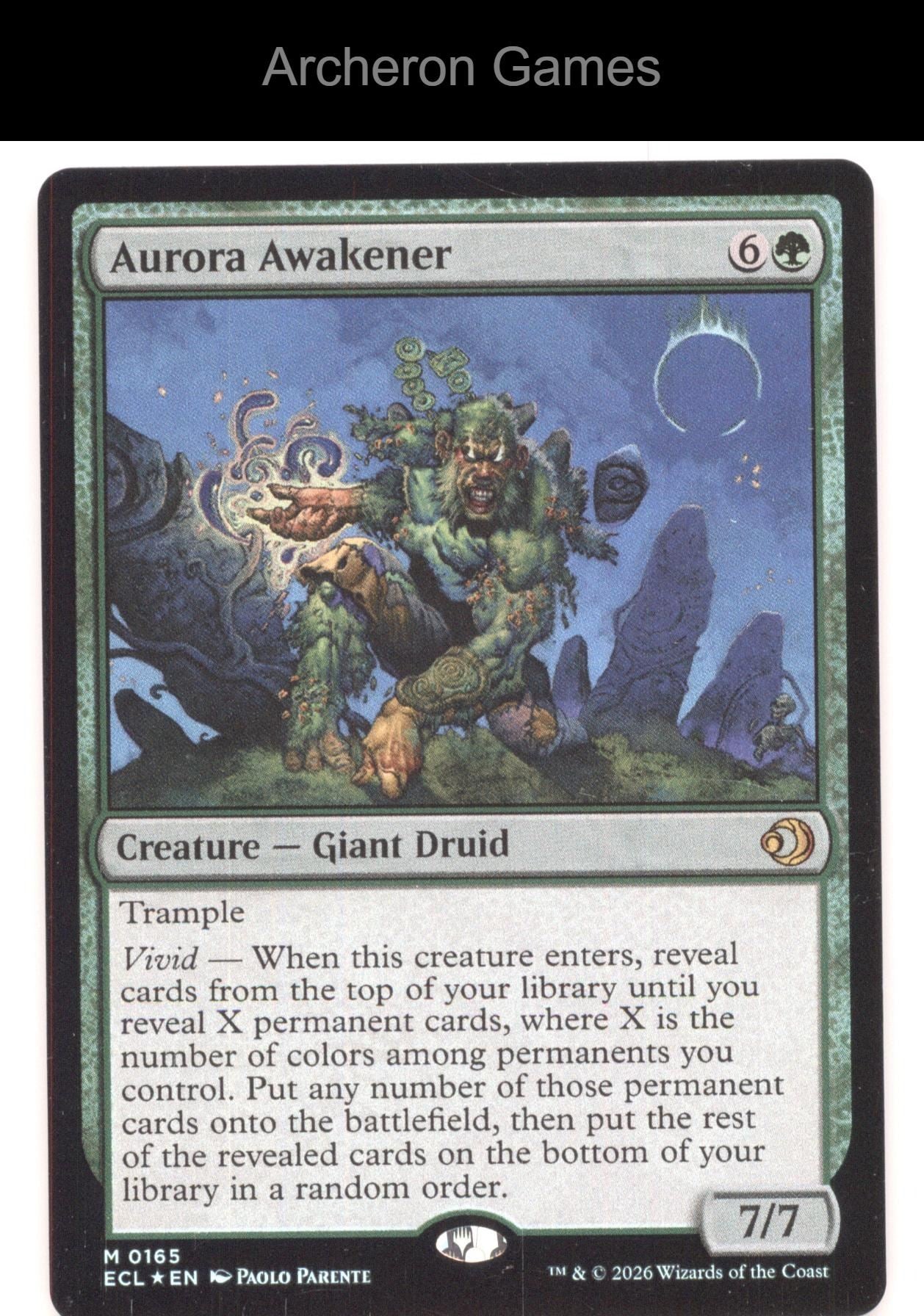 Aurora Awakener ECL 165 Mythic MTG Card Lorwyn Eclipsed
