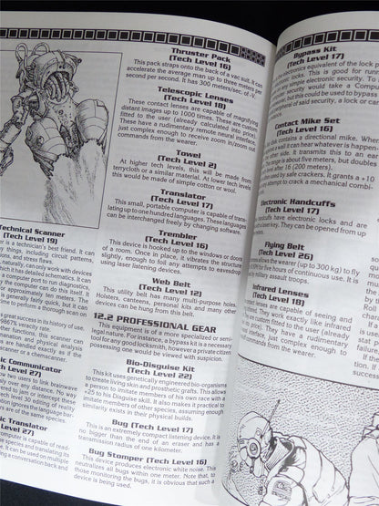 Spacemaster: Tech Law Equipment Manual - Roleplay Softback #1WN