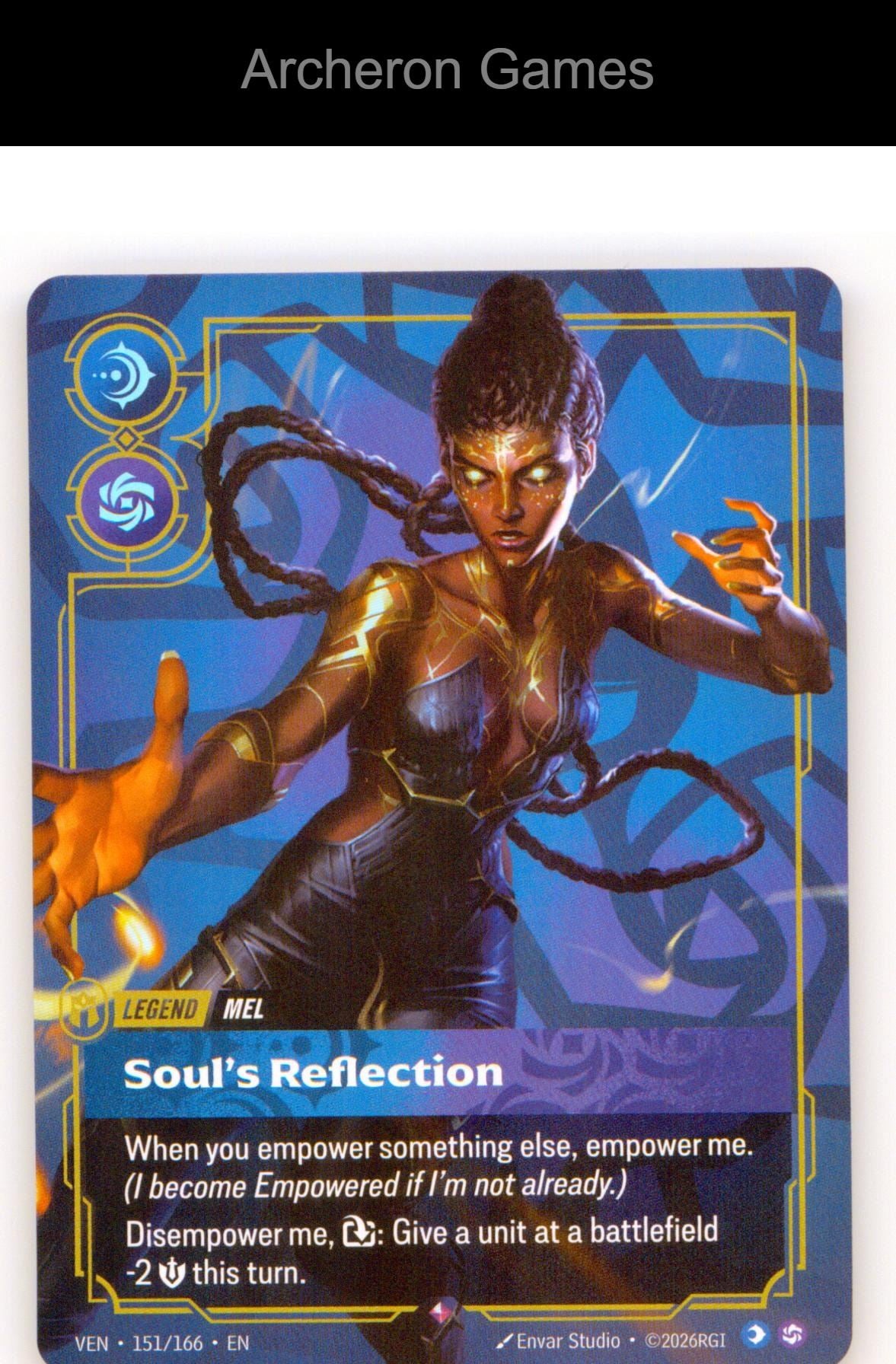 Mel - Soul's Reflection VEN 151/166 R Vendetta Riftbound Card