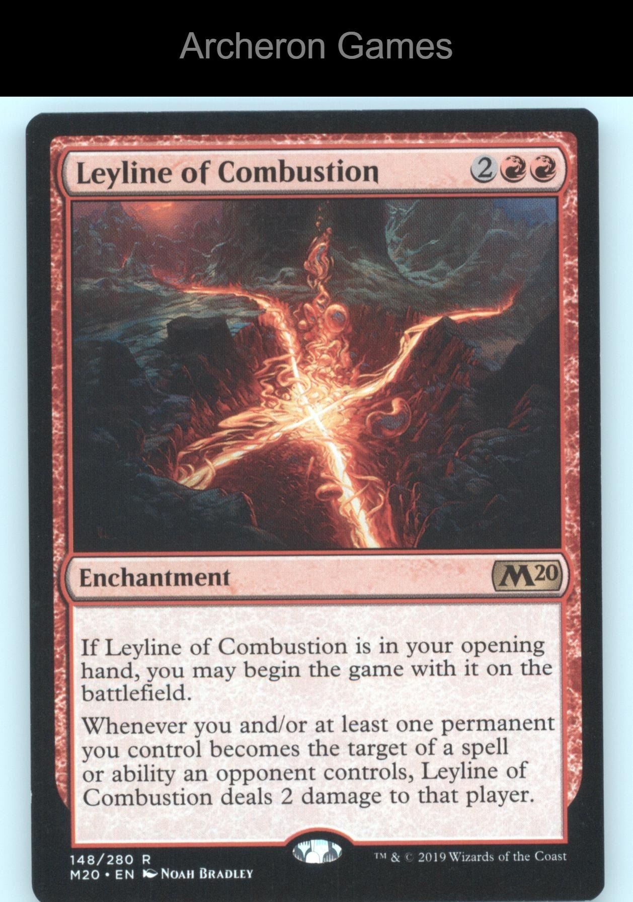 Leyline of Combustion 148 R MTG Card Core Set 2020