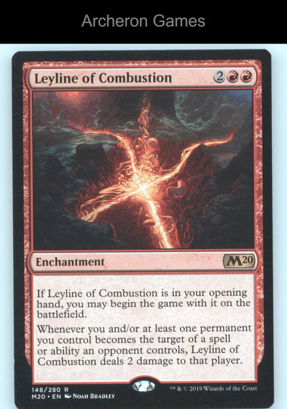 Leyline of Combustion 148 R MTG Card Core Set 2020