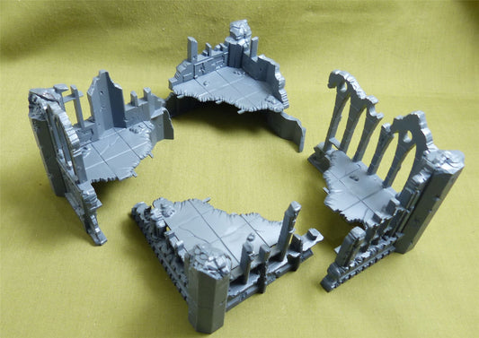 3rd Edition Gothic Ruins - Terrain - Warhammer 40K #XW