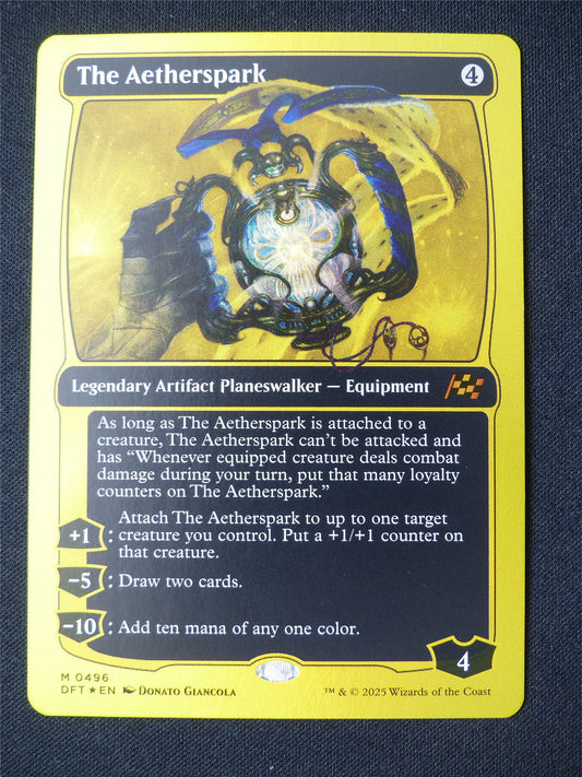 The Aetherspark Showcase Foil - DFT - Mtg Card #13N