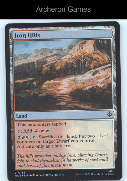 Iron Hills HOB 185 Land MTG Card The Hobbit