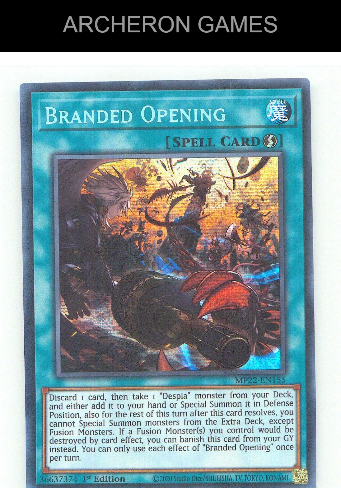 Branded Opening (PUR) Prismatic Ultimate Rare YUGIOH Card 1st Edition