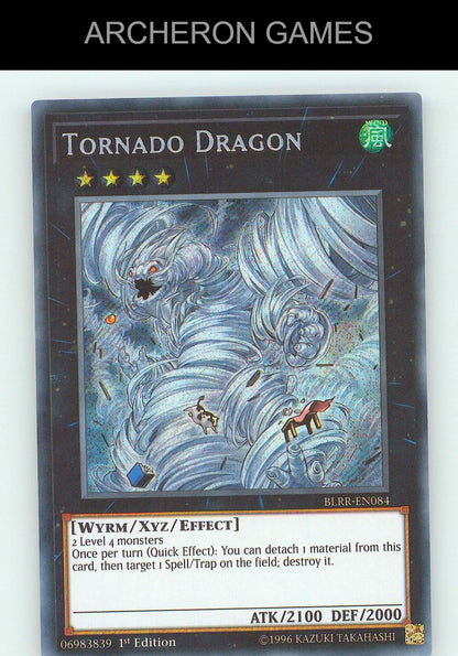 Tornado Dragon SEC YUGIOH Card