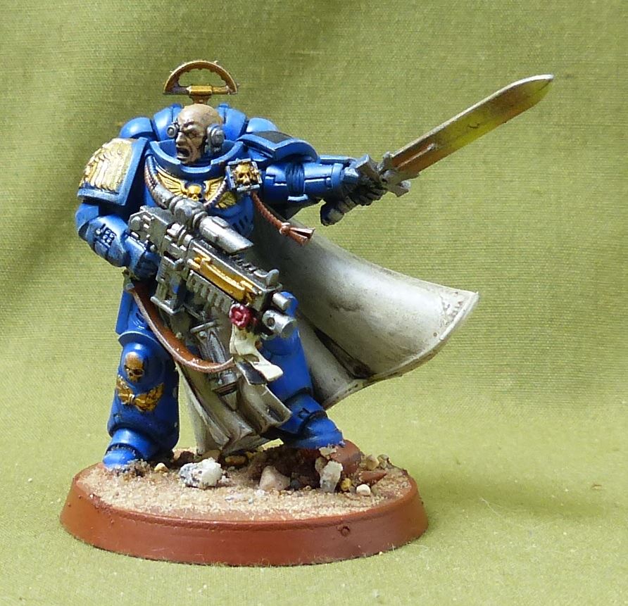 Primaris Captain painted - Space Marines - Warhammer 40K #1U3