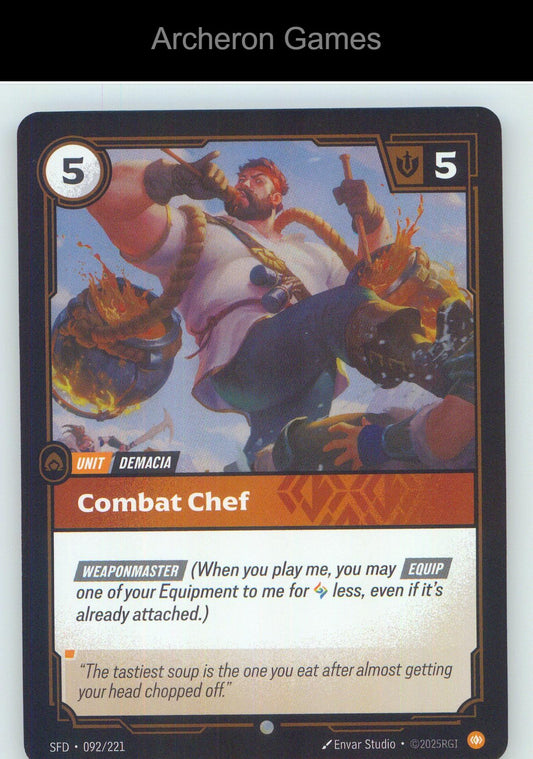 Combat Chef SFD 092/221 C Spiritforged Riftbound Card
