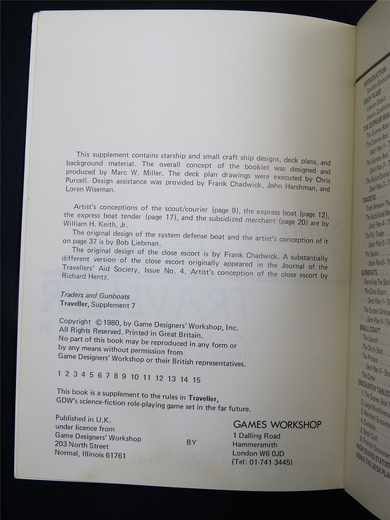 Traveller: Supplement 7 Traders and Gunboats - Roleplaying Booklet #2T8