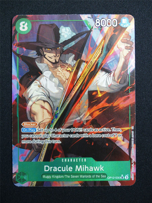 Dracule Mihawk OP12-030 SR Alt Art Foil - One Piece Card #159