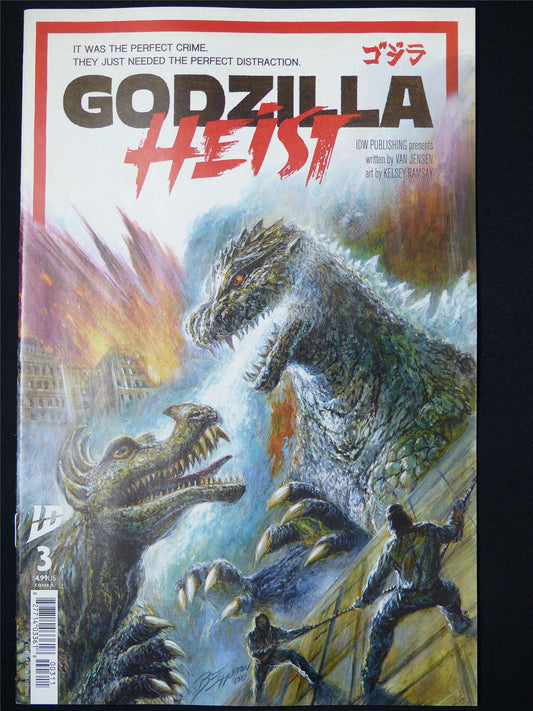 GODZILLA Heist #3 - ID Comic #MU