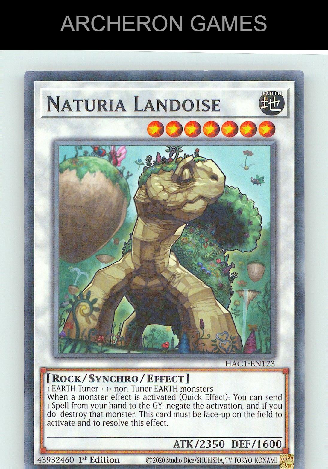 Naturia Landoise C YUGIOH Card 1st Edition