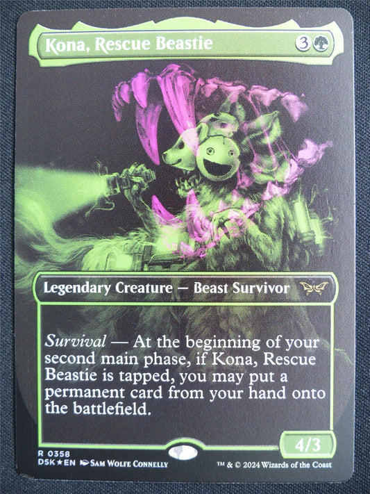 Kona Rescue Beastie Borderless Foil - DSK - Mtg Card #3EU
