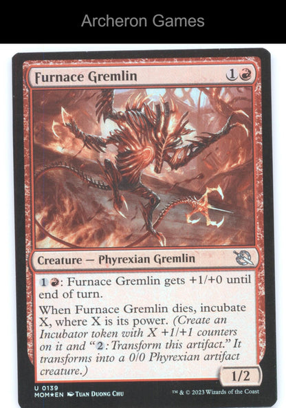 Furnace Gremlin 139 UC MTG Card March of the Machine