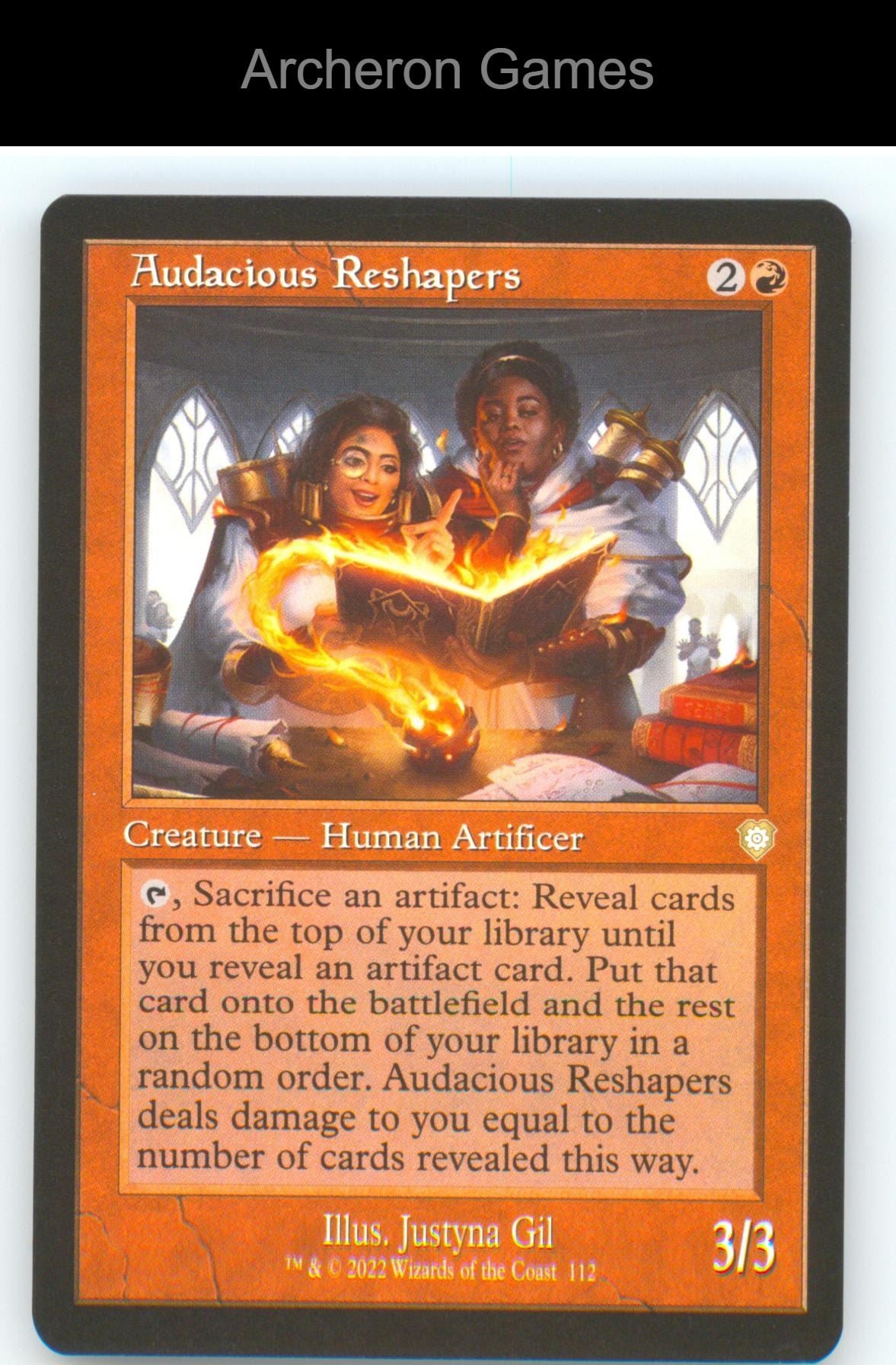 Audacious Reshapers (Retro Frame) BRC 112 R MTG Card NM/EX+